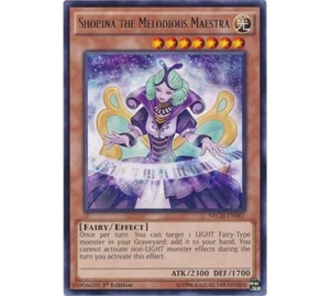 Yugioh - Shopina the Melodious Maestra (Rare) (Unlimited) - NECH-EN007 P - Picture 1 of 1