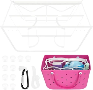 Clear Beach Organizer for Bogg Accessories - Insert Compatible with X Large Bogg - Picture 1 of 7
