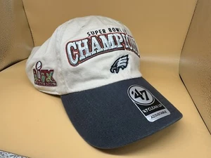 Philadelphia Eagles '47 Super Bowl LIX Champions Clean Up Adjustable Hat - Picture 1 of 11