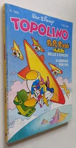 LIBRETTO TOPOLINO N. 1905 -31/5/1992 + INSERTO ADESIVI -Walt Disney - Bild 1 von 1