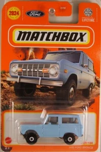 MATCHBOX #29 1970 Ford Bronco, 2024 issue (NEW in BLISTER) - Picture 1 of 3