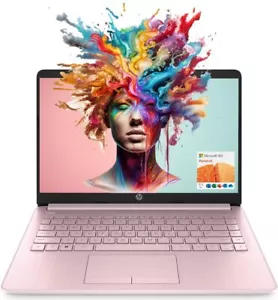 HP 14" Ultral Light Laptop 4 GB RAM, 64 GB Storage Win 11 S 1 Year Office 365 - Picture 1 of 23