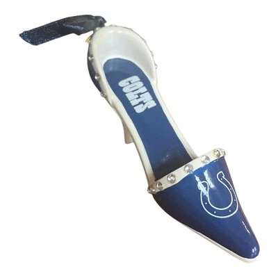 NFL Indianapolis Colts 4 Pulgadas Decorativo Equipo Zapato Árbol de Navidad Adorno Foto 1 de 4