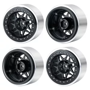 Cerchi ruota in metallo 4 pz 2,9"" Beadlock per auto cingolata 1/6 RC assiale SCX6 AXI05000 - Foto 1 di 7