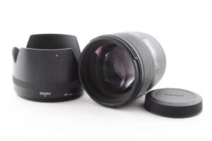 SIGMA 85mm F1.4DG HSM prime medium telephoto lens for Canon w/Rear cap,lens hood - Picture 1 of 10