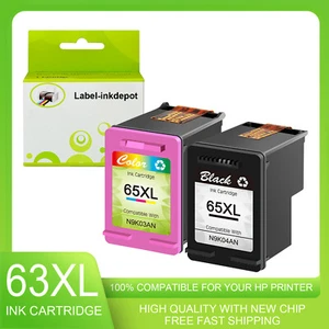 63XL Compatible Ink Cartridge Black Colour FOR HP OfficeJet 3830 3833 4650 5220 - Zdjęcie 1 z 15