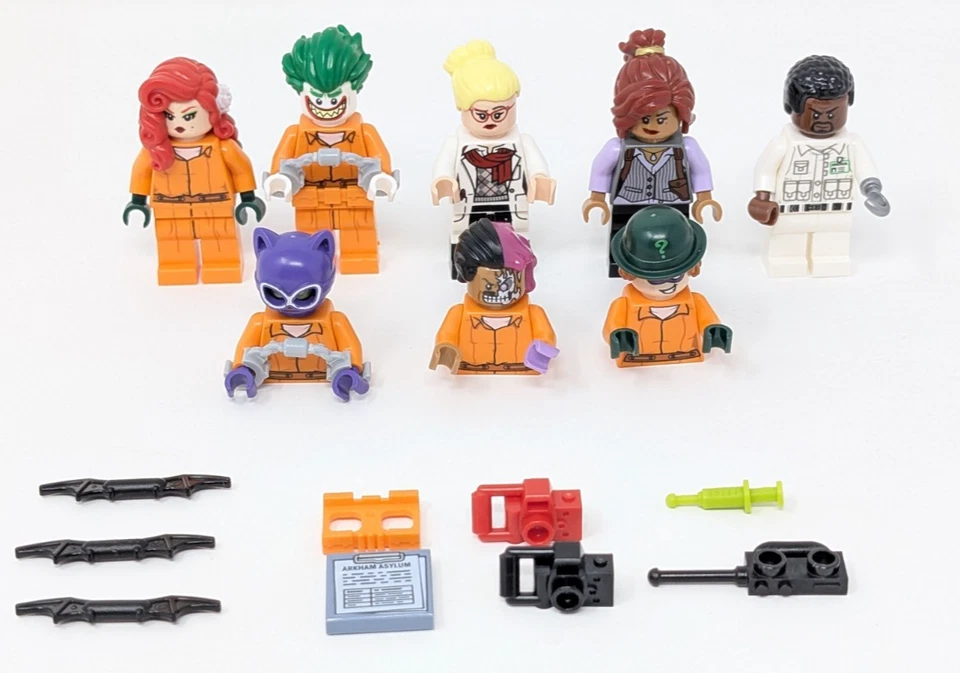 Lego Batman Arkham Asylum 70912 Minifiguras DC Super Hero Lote Dr. Harleen Joker Foto 1 de 4