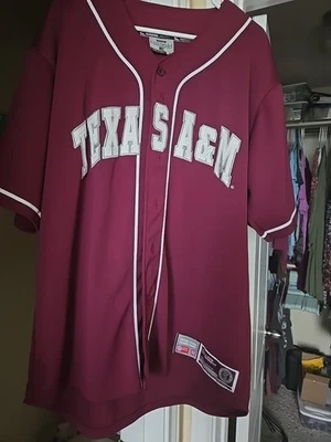 Футболка с вышивкой бейсбольная Texas A&M Aggies Colliseum Athletics L - Изображение 1 из 4