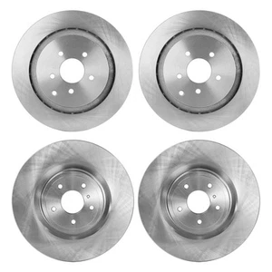 Front and Rear Disc Brake Rotors For 2014-2020 Infiniti Q50 2017-2020 Q60 - Picture 1 of 12