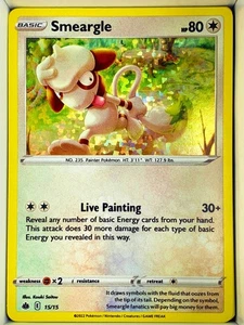 Smeargle 15/15 McDonald's Promos 2022 Promo English 2022 Holo - Picture 1 of 1