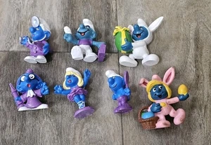 Schlumpf Vintage 80er Schleich Peyo Figuren verschiedene aus Film & TV Lof 7  - Bild 1 von 8