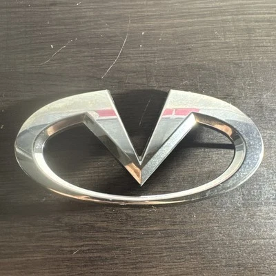 2008-2010 Infiniti QX56 escotilha traseira porta de elevação emblema emblema decalque logotipo fabricante de equipamento original - Imagem 1 de 2