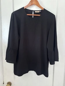 Blusa Rungolee negra muy elegante para mujer L - Imagen 1 de 6