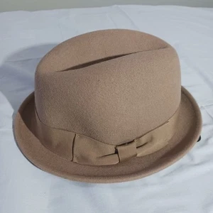 Montique Intl Wool Dapper Hat Men's Large 7 1/4 - 7 3/8 Camel Style #H-53 NWT - Picture 1 of 13