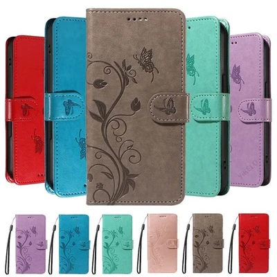 Cover custodia portafoglio libro in pelle a Fiori Donna per Xiaomi redmi note - Immagine 1 di 4