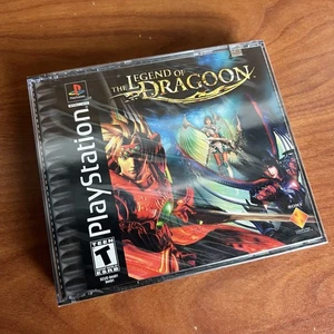 Legend Of Dragoon Black Label Sony Playstation 1 PS1 Brand New, Sealed Promo - Picture 1 of 18
