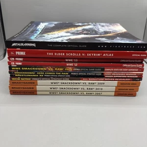 BradyGames/Prima Strategy Guide Lot Konvolut 11 Guides meist Wrestling Games WWE - Bild 1 von 12