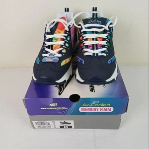 Skechers D'Lites Women's Sneakers Memory Foam Air Cooled NWT Multicolors US 8 - Picture 1 of 9