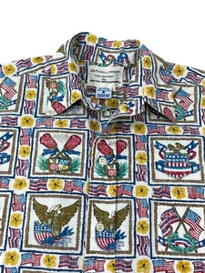 Reyn Spooner Hawaiian Shirt S Men's Dietrich Varez July of 4th Made in Hawaii - Picture 1 of 7