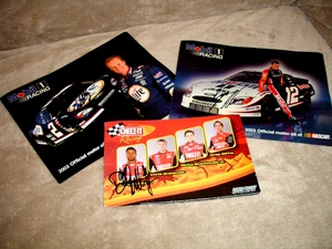Lot of (3) Signed Nascar Hero Cards Rusty Wallace Ryan Newman Bubba Wallace - Bild 1 von 9