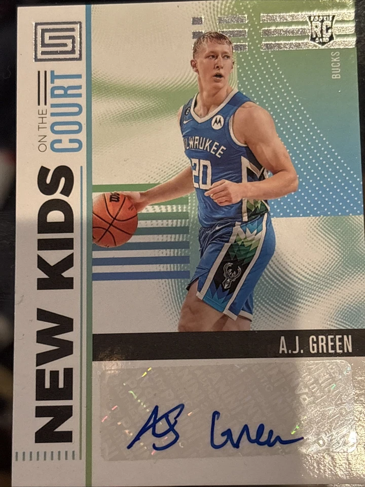 2022-23 Panini Chronicles New Kids on the Court AUTO #NKC-AMB A.J. Green NM-MT - Image 1 of 4