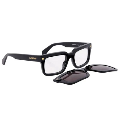 Off-White CLIP ON2 Gris Oscuro Clip On Cuadrado Unisex Anteojos OERI130 1307 54 Foto 1 de 4