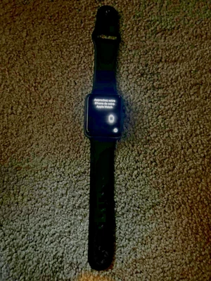 Apple MQL42B/A Watch Nike+ Series 3 42mm - Space Grey/Anthracite - Image 1 of 3