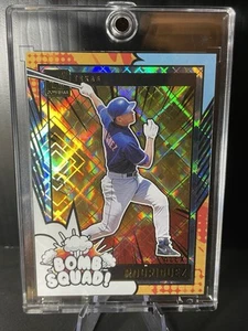 2024 Donruss Baseball ALEX RODRIGUEZ 1/1 Platinum Diamond Bomb Squad! Texas #9 - Picture 1 of 8