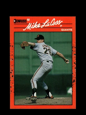 San Francisco Giants Mike LaCoss #652 Donruss Baseball Near Mint or Better top - Image 1 of 2