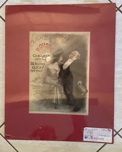 LÉANDRE, Charles Lucien La Lune Rousse poster 16x20 con scheda informativa - Foto 1 di 9
