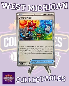 Ogre's Mask 118/131 Sv: Prismatic Evolutions Regular - Pokemon TCG Free Shipping - Picture 1 of 1