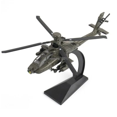 Boeing AH-64 Apache Helicopter Model Diecast Military Toy Airplane for Boys Kids - Image 1 of 4