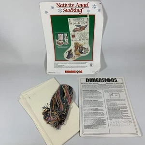 Dimensions BLESSED NATIVITY Christmas Stocking Crosstitch Kit * Out of Packaging - Picture 1 of 8