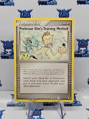 Professor Elm’s Training Method Pokémon Dragon Frontiers 79/101 LP - Image 1 of 2