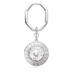 Swarovski Crystal Key ring Round cut, White, Rhodium plated 5669119 - Picture 1 of 4