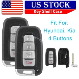 2 For 2011 2012 2013 Hyundai Sonata Kia Optima Smart Remote Car Key Case Shell - Picture 1 of 11