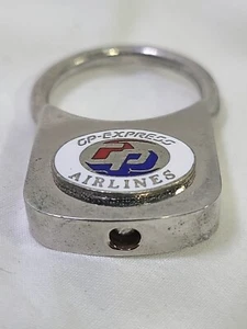 GP Express Airlines Keychain 1980s Grand Island NE Defunct Carrier Pilot Vtg HTF - Imagen 1 de 9