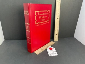 (RB-807) Vintage 1984 Possibility Thinkers Bible, NKJV, Nelson RED HARDCOVER - Foto 1 di 23