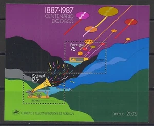 Portugal 1987 - 100 Years Disc S/S MNH - Picture 1 of 1