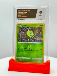 Pokemon - Spinarak - GO - 006/078 - Reverse Foil - Ditto Sticker - Grade 9 - Foto 1 di 2