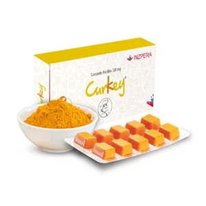 Pastillas de curkey para alivio rápido del extracto de dolor de garganta de cúrcuma 20 pestañas - Imagen 1 de 4