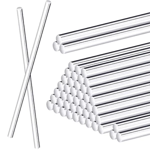 30 Pieces 12 Inch Acrylic Dowel Rods for DIY Crafts 0.25 Inch Diameter Acrylic r - Imagen 1 de 12