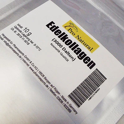 Edel Kollagen 10 Gramm Niedermolekular Kosmetik Qualität für Hyaluron Gel