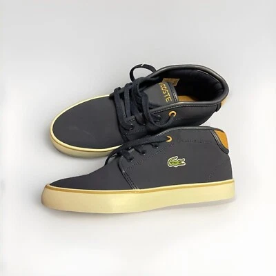 Lacoste  Unisex Blue Suede/Leather Lifestyle Sneakers with good Shoe UK Size 3  - Image 1 of 4