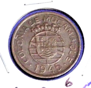 MOZAMBIQUE/PORTUGAL 1945 (50) CENTAVOS "U-GRADE" Km 73 "XF" FAIR PRICE! #6 - Picture 1 of 2