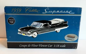 SUNSET COACH, 1959 CADILLAC Superior Coupe De Fleur FLOWER CAR HEARSE 1:18. NIB! - Picture 1 of 16