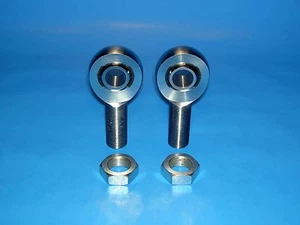 (2 LH ) 5/8 x 1/2 Bore Chromoly Panhard Bar Rod End kit, w/ Jam Nuts, Heim Joint - Picture 1 of 4