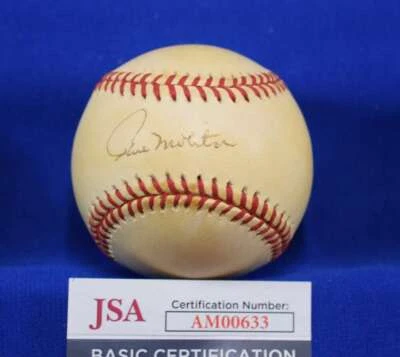 Paul Molitor JSA Cert Signed Major League OML Autograph Baseball - Image 1 of 2