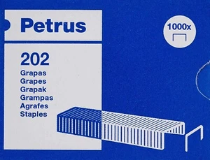 Grapas Petrus 800855 - Paquete de 300 piezas (cada paquete contiene 1000x grapas) - Imagen 1 de 5
