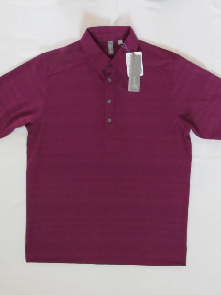 NUEVO POLO PARA HOMBRE ASHWORTH GOLF PERFORMANCE TEXTURA, TALLA MEDIANA, ELIGE UN COLOR Foto 1 de 1
